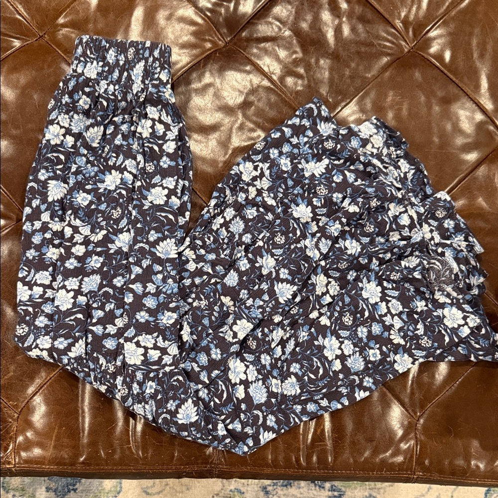 Altar'd State Blue and White Floral Maxi Skirt - XS